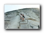 2002-XX Half Dome 04 Santhi, Kristi, Aslihan in cables